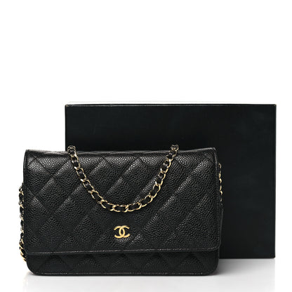 Chanel Caviar Quilted Wallet on Chain WOC Black 13 of 13