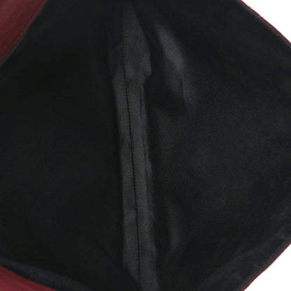 Chanel Calfskin Quilted Document Portfolio Holder Dark Red 5 of 9