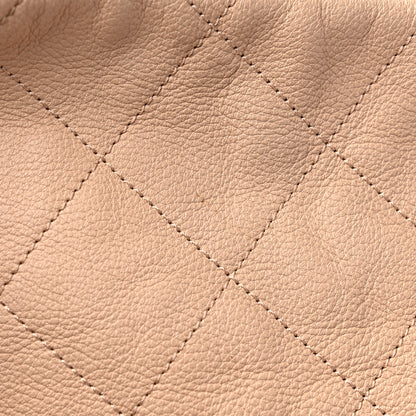 Chanel Grained Calfskin Stitched Medium Braided With Style Hobo Beige 11 of 11
