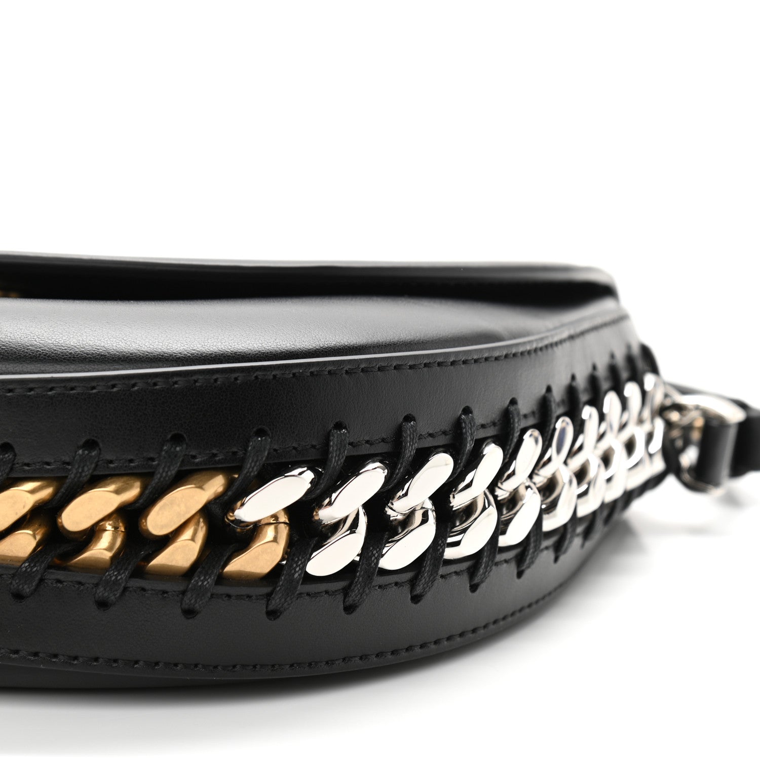 Stella McCartney Eco Alter Nappa Medium Frayme Shoulder Bag Black 10 of 11