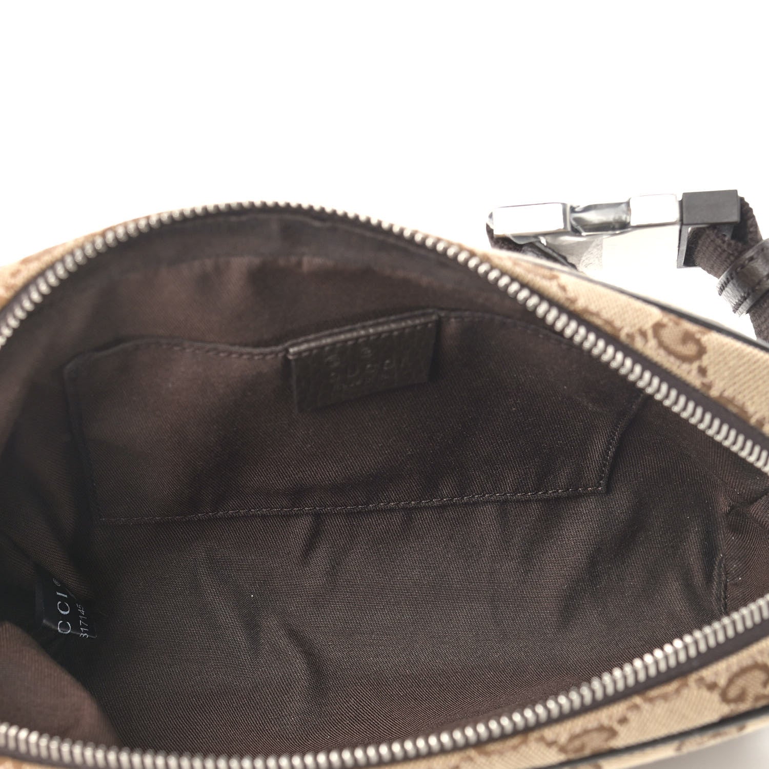 Gucci Monogram Belt Bag Dark Brown 5 of 9