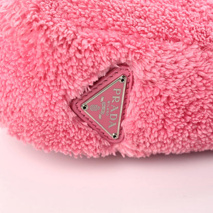 Prada Terry Cloth Mini Re-Edition 2000 Bag Petalo Black 9 of 13