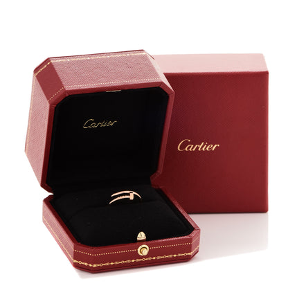 Cartier 18K Pink Gold Small Juste Un Clou Ring 52 6 5 of 5