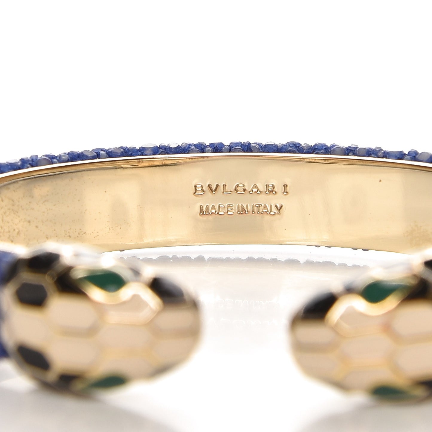Galuchat Serpenti Forever Bracelet M Royal Sapphire