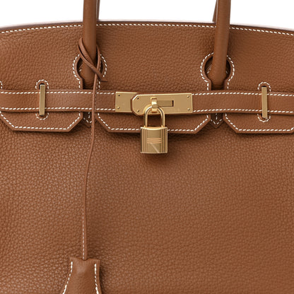 Hermes Togo Birkin 30 Gold 8 of 15