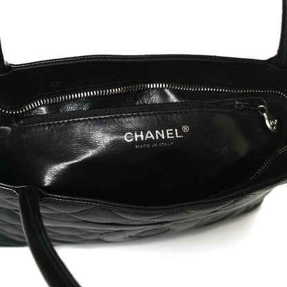 Chanel Caviar Quilted Medallion Tote Black 8 of 16