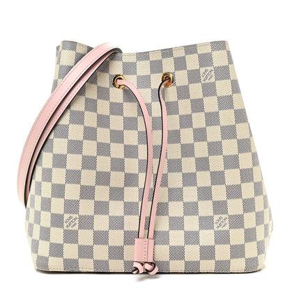 Louis Vuitton Damier Azur Neonoe MM Eau De Rose 1 of 11