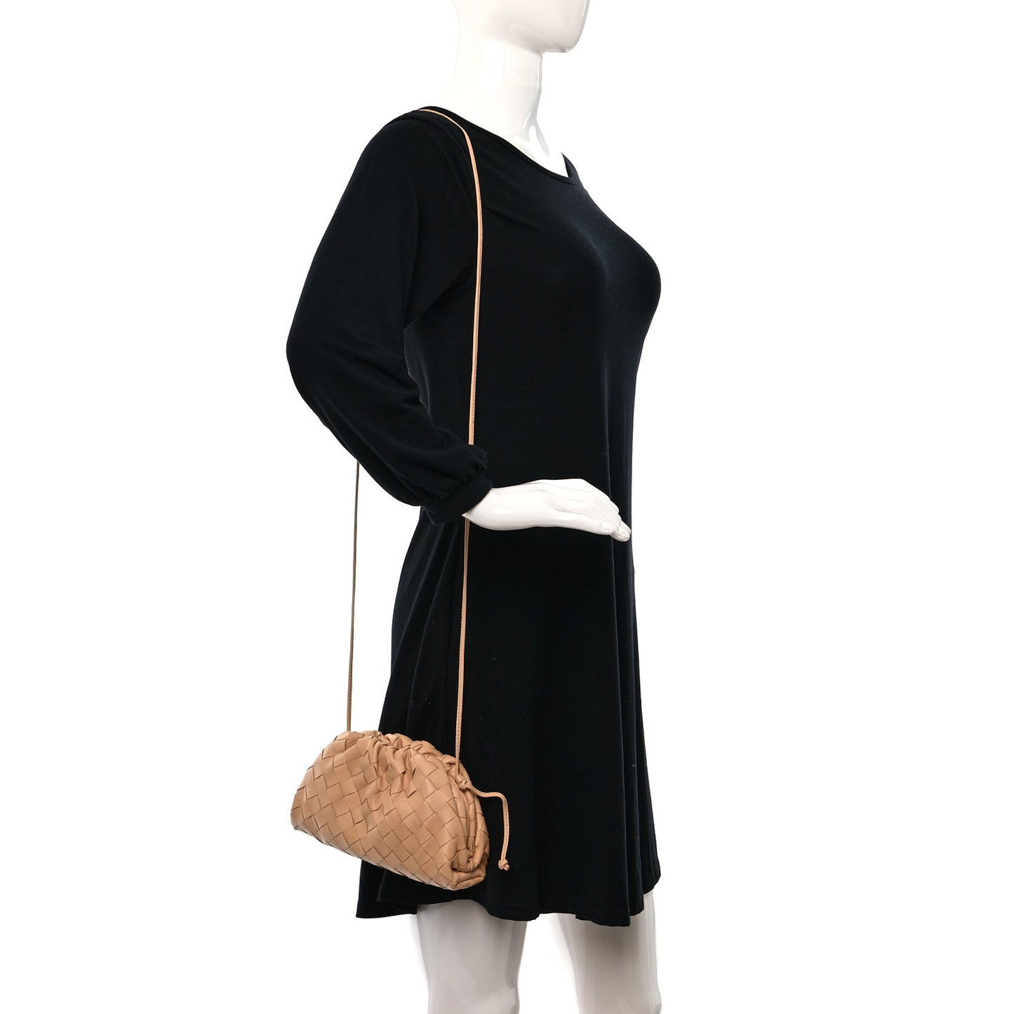 Nappa Intrecciato The Mini Pouch Almond