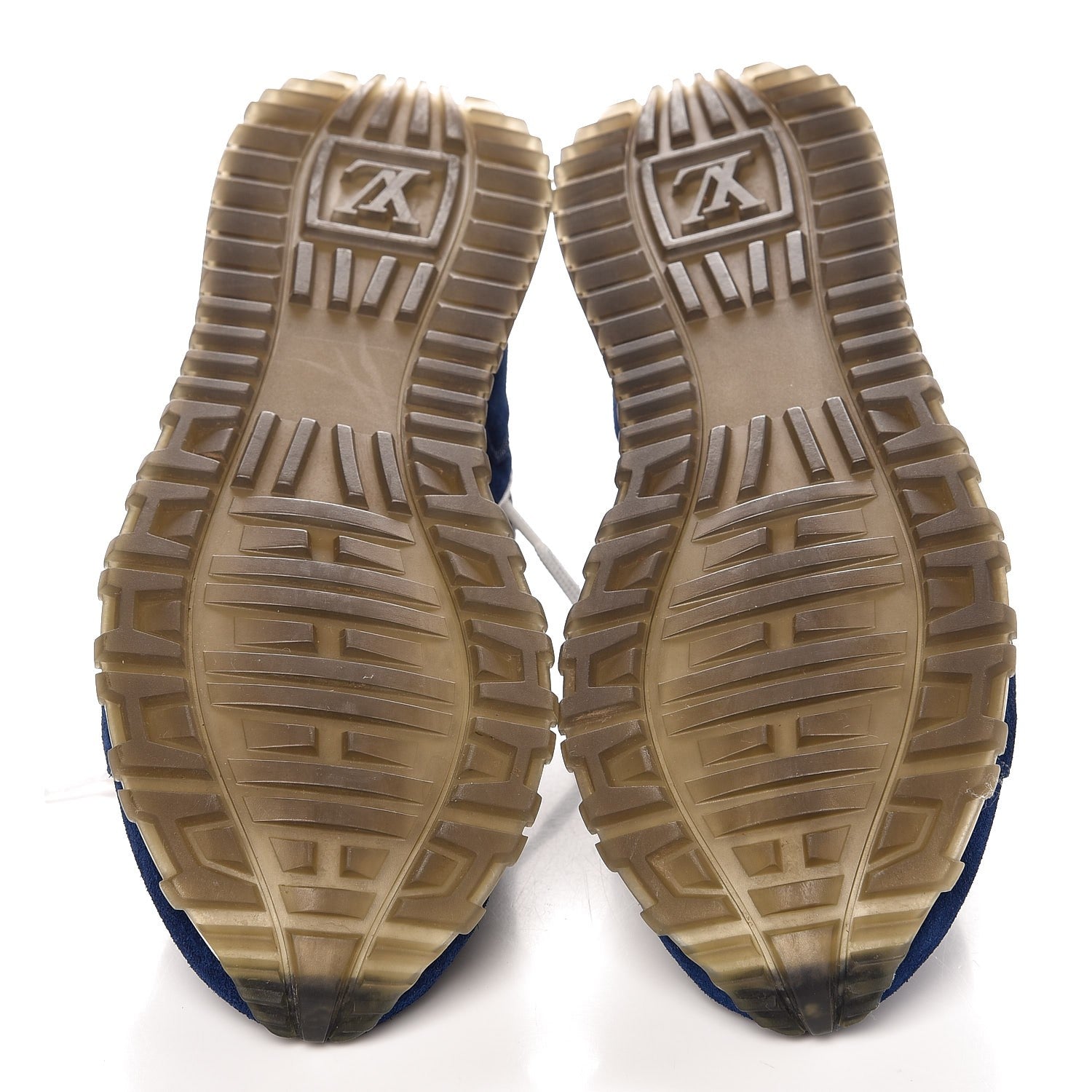 Louis Vuitton Suede Run Away Sneakers 37 Blue 5 of 9