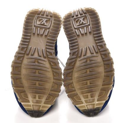 Louis Vuitton Suede Run Away Sneakers 37 Blue 5 of 9