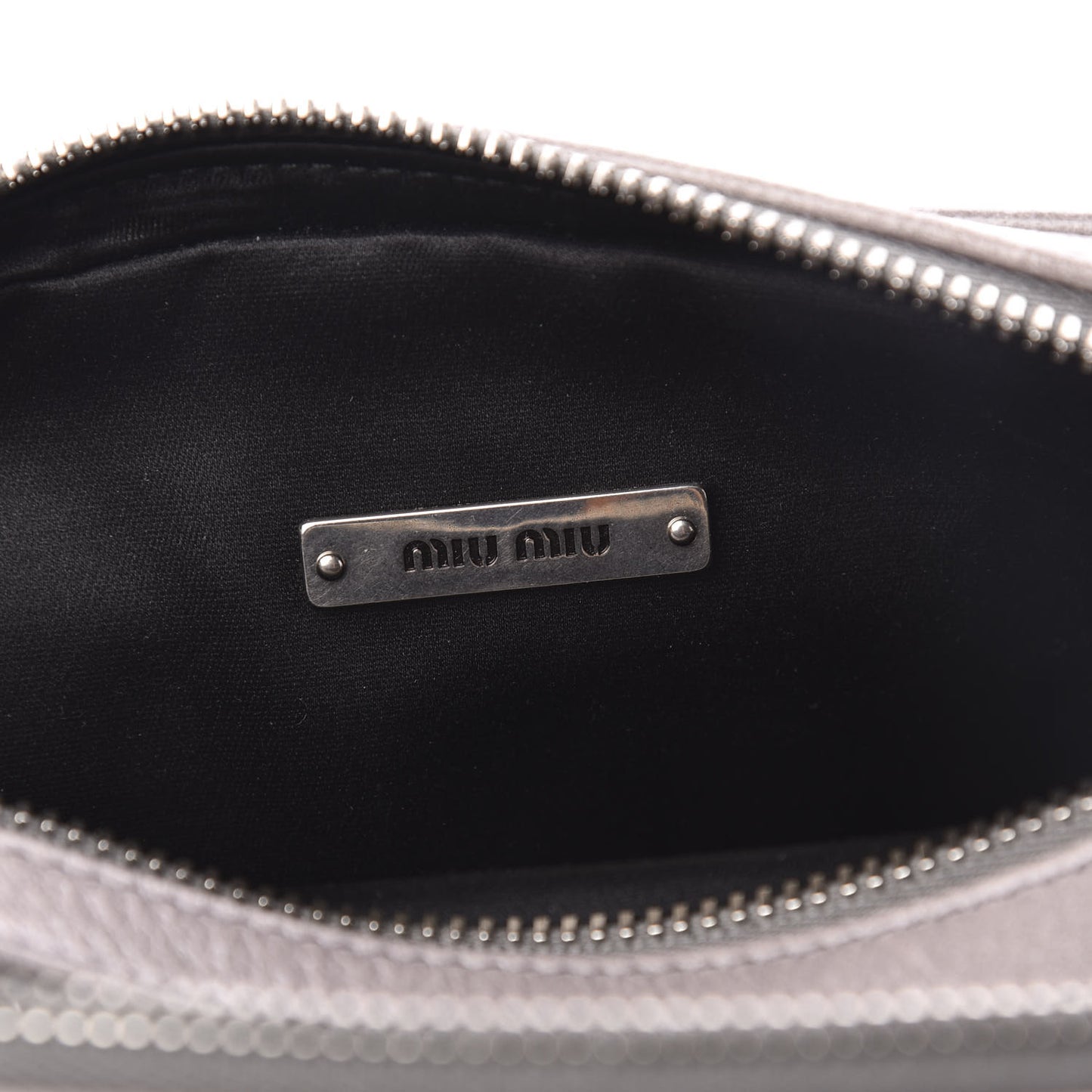 Vitello Lux Matelasse Double Zip Shoulder Bag Pomice