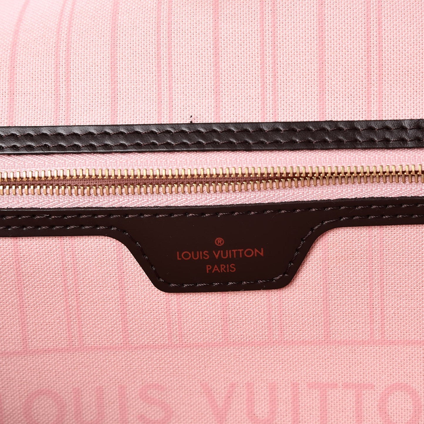 Damier Ebene Neo Neverfull MM Rose Ballerine