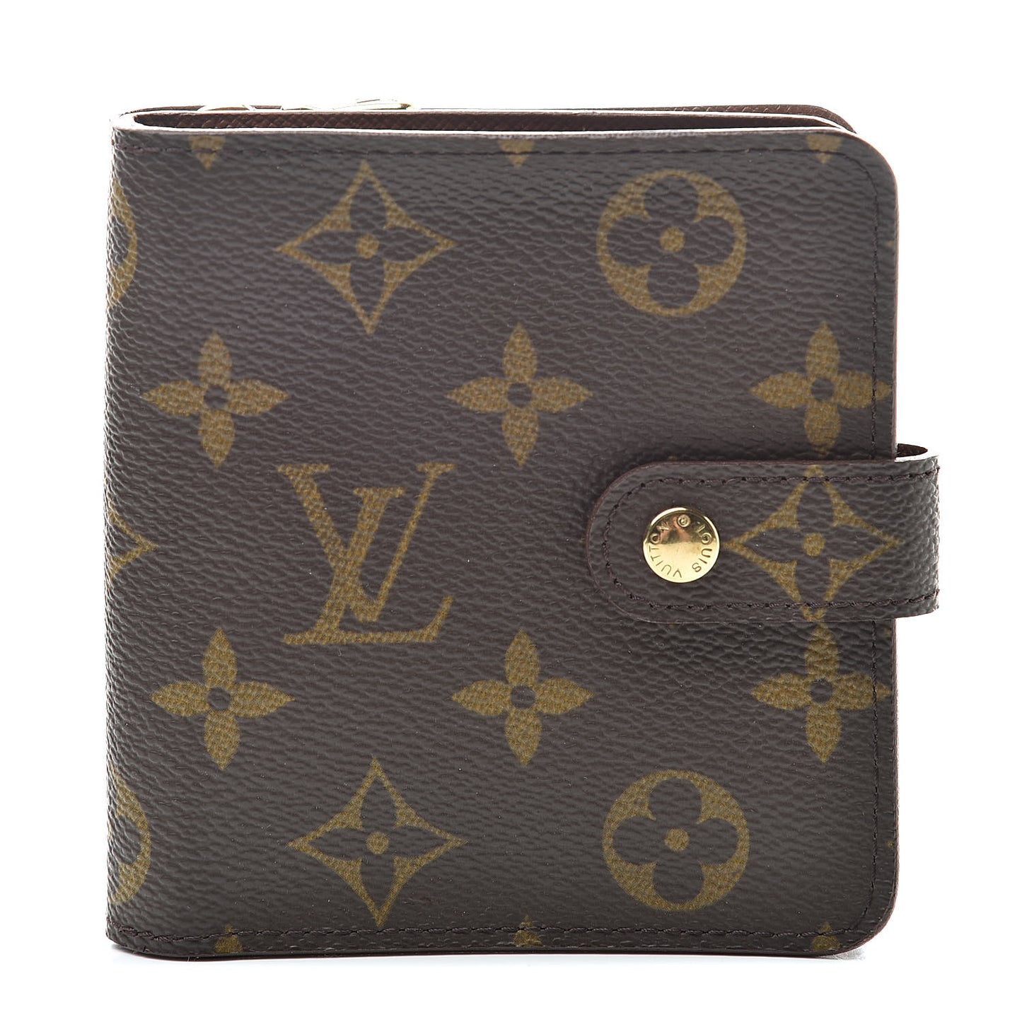 Monogram Compact Zippe Zipped Wallet