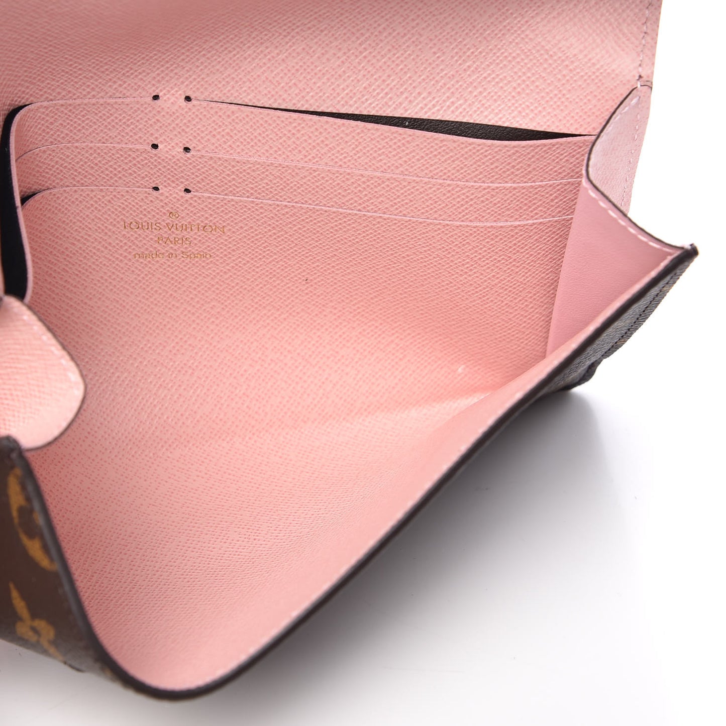 Monogram Jeanne Wallet Rose Ballerine