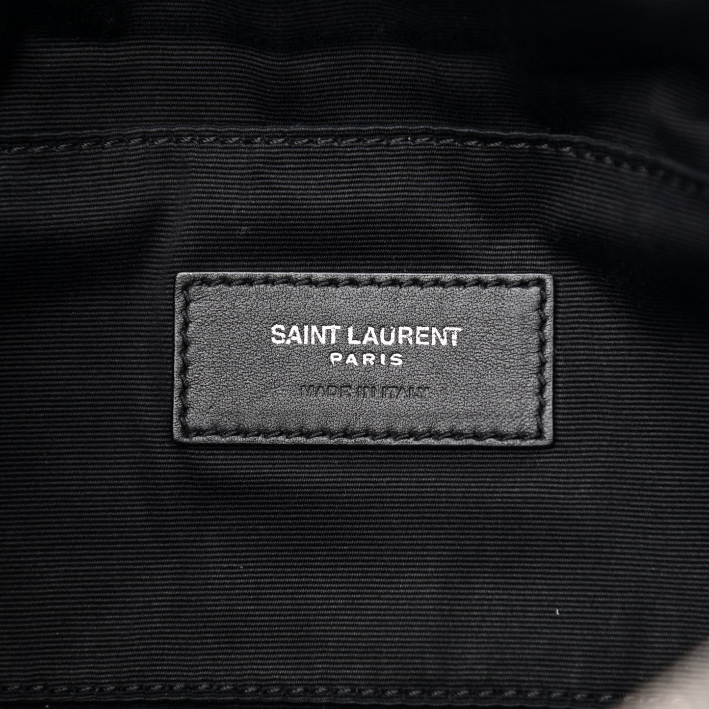 Calfskin Monogram Belt Bag Black