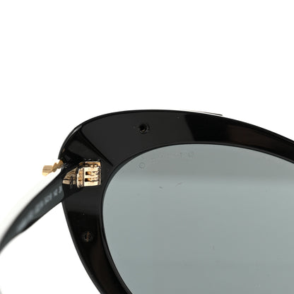 Chanel Acetate Cat Eye CC Sunglasses 5432 Black 9 of 10