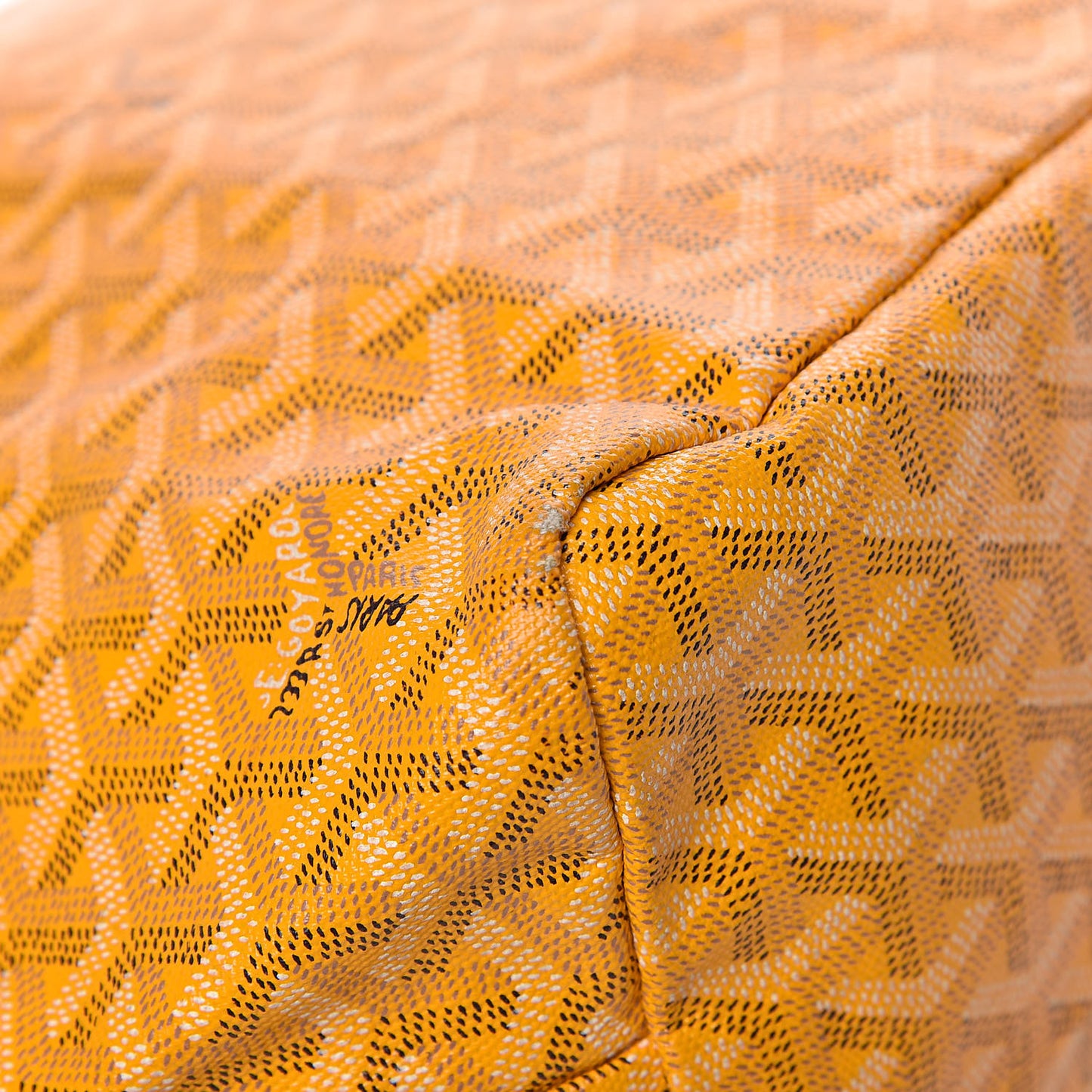 Goyardine Saint Louis PM Yellow