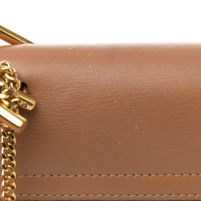 Chloe Suede Smooth Calfskin Drew Shoulder Bag Milky Coffee 12 of 16