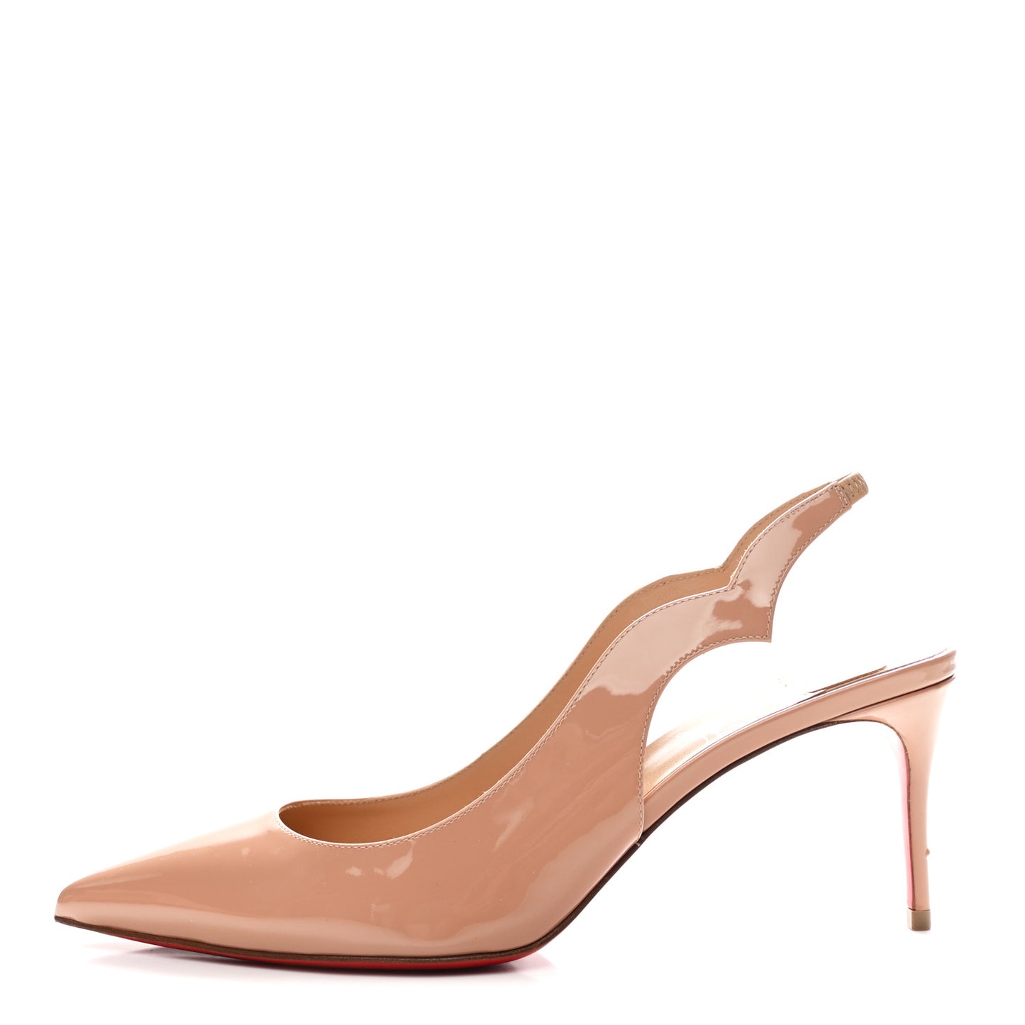 Patent Hot Chick Slingback 70 Pumps 41 Nude