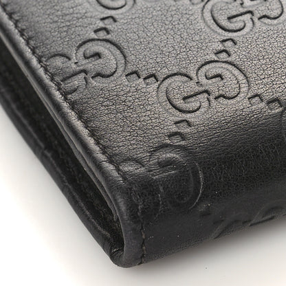Gucci Guccissima Ladies Web Long Wallet Black 7 of 10