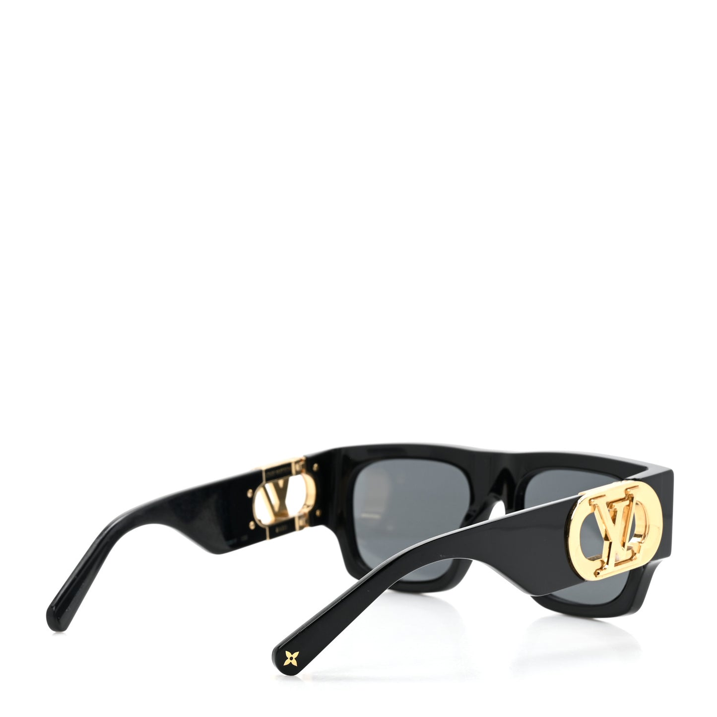 Acetate LV Link Square Sunglasses Z1478W Black