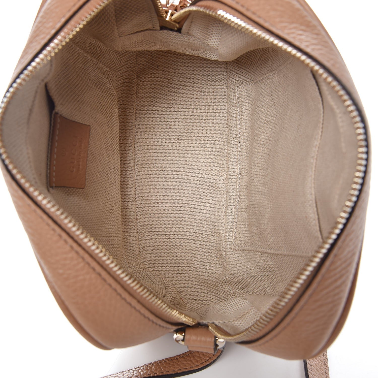 Gucci Pebbled Calfskin Small Soho Disco Bag Rose Beige 5 of 7