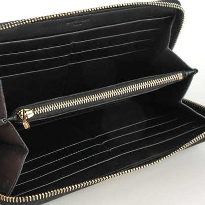 Givenchy Textured Coated Canvas Iconic Print Madonna Print Baby's Breath Zip Around Wallet 5 of 8