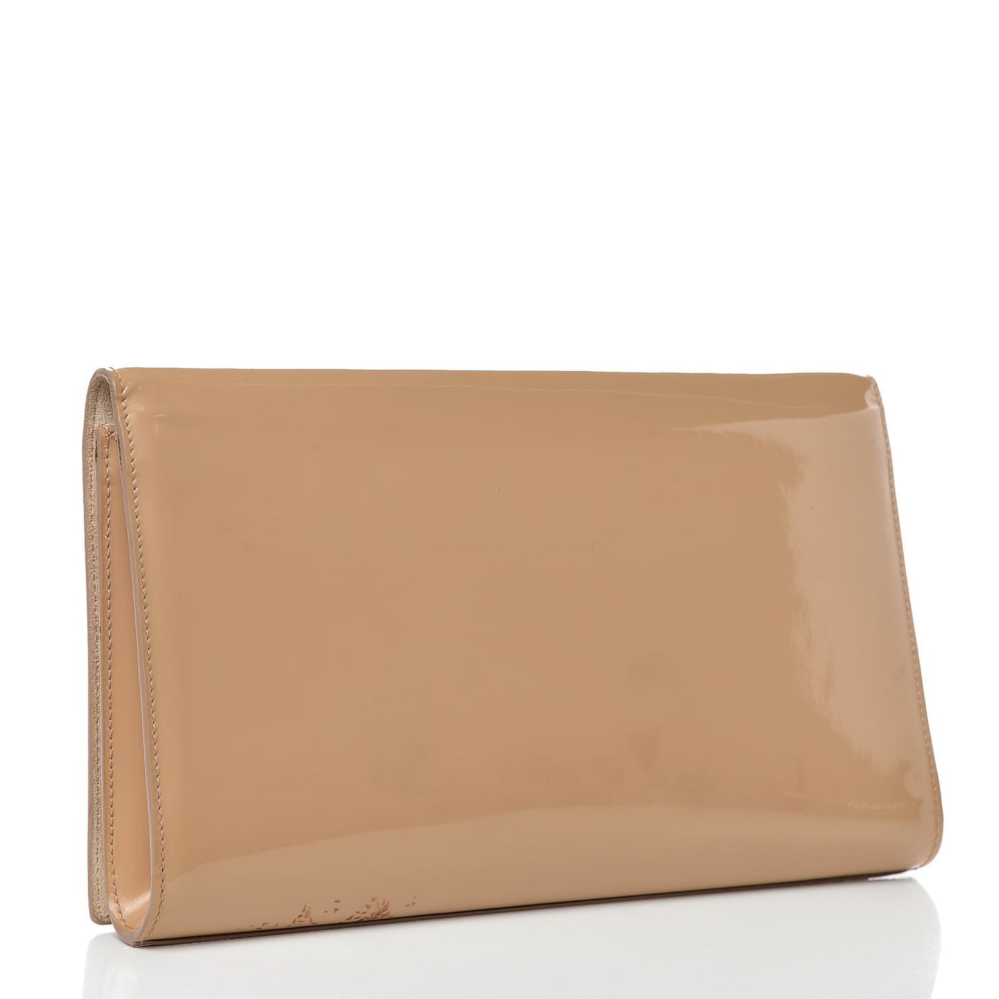 Patent Calfskin Monogram Large Belle De Jour Clutch Chair