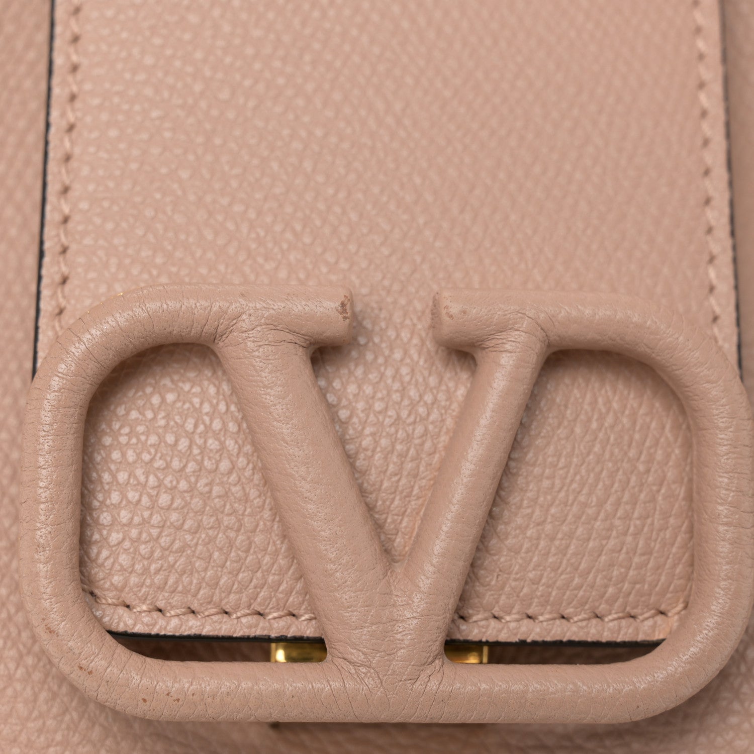 Valentino Garavani Grainy Calfskin Vsling Hobo Bag Orange Red 10 of 12