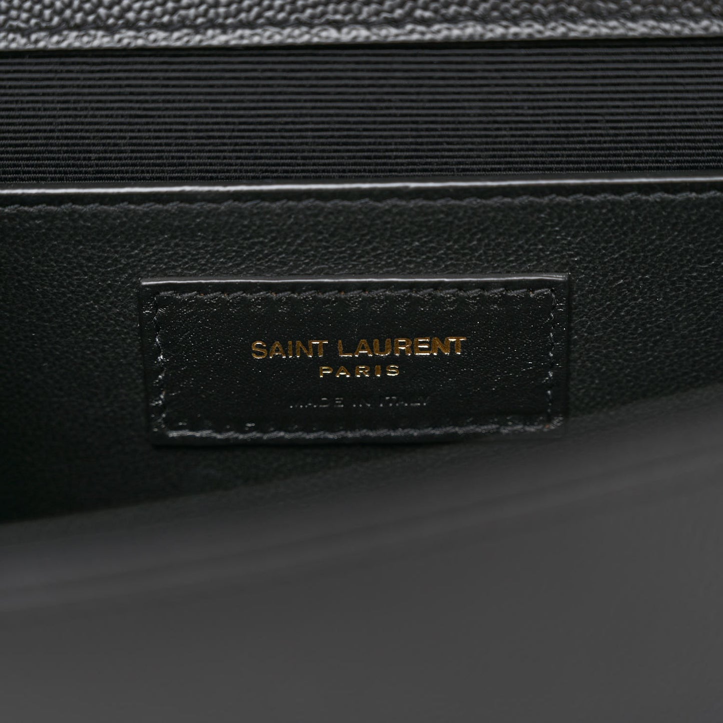 Grain De Poudre Medium Classic Monogram Kate Satchel Black