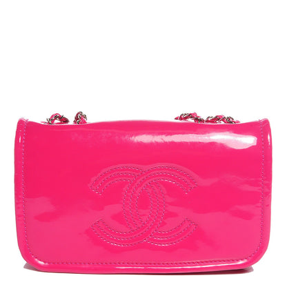 Chanel Vinyl Small Lipstick Flap Fuchsia 1 of 8