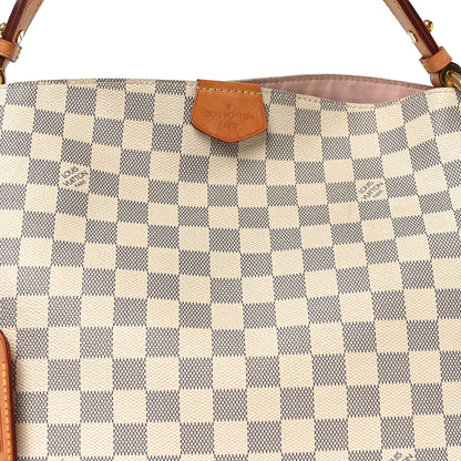 Louis Vuitton Damier Azur Graceful PM Rose Ballerine 6 of 9