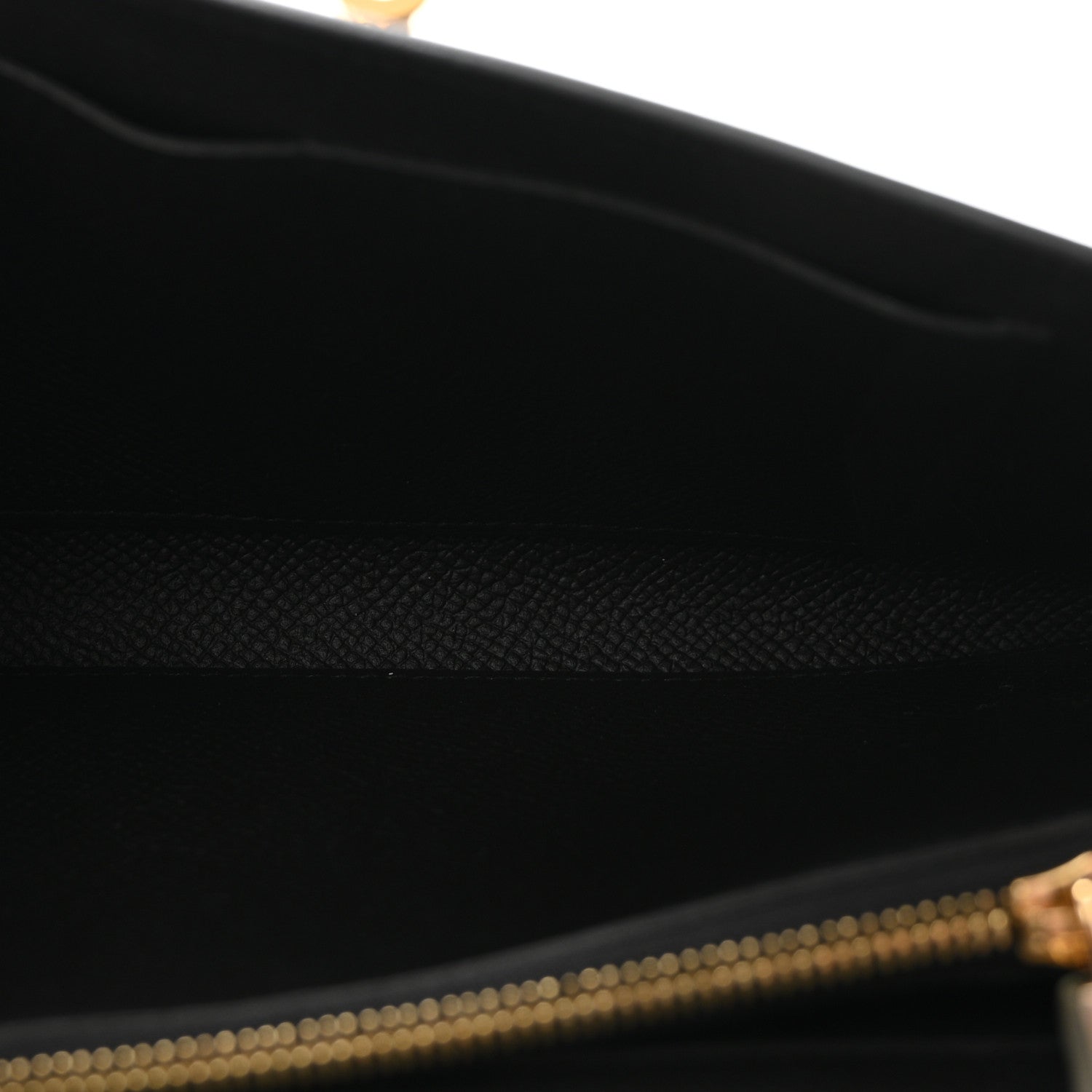 Hermes Epsom Kelly Wallet To Go Black 5 of 9