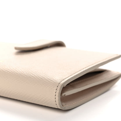 Celine Grained Calfskin Medium Multifunction Strap Wallet Powder 12 of 13