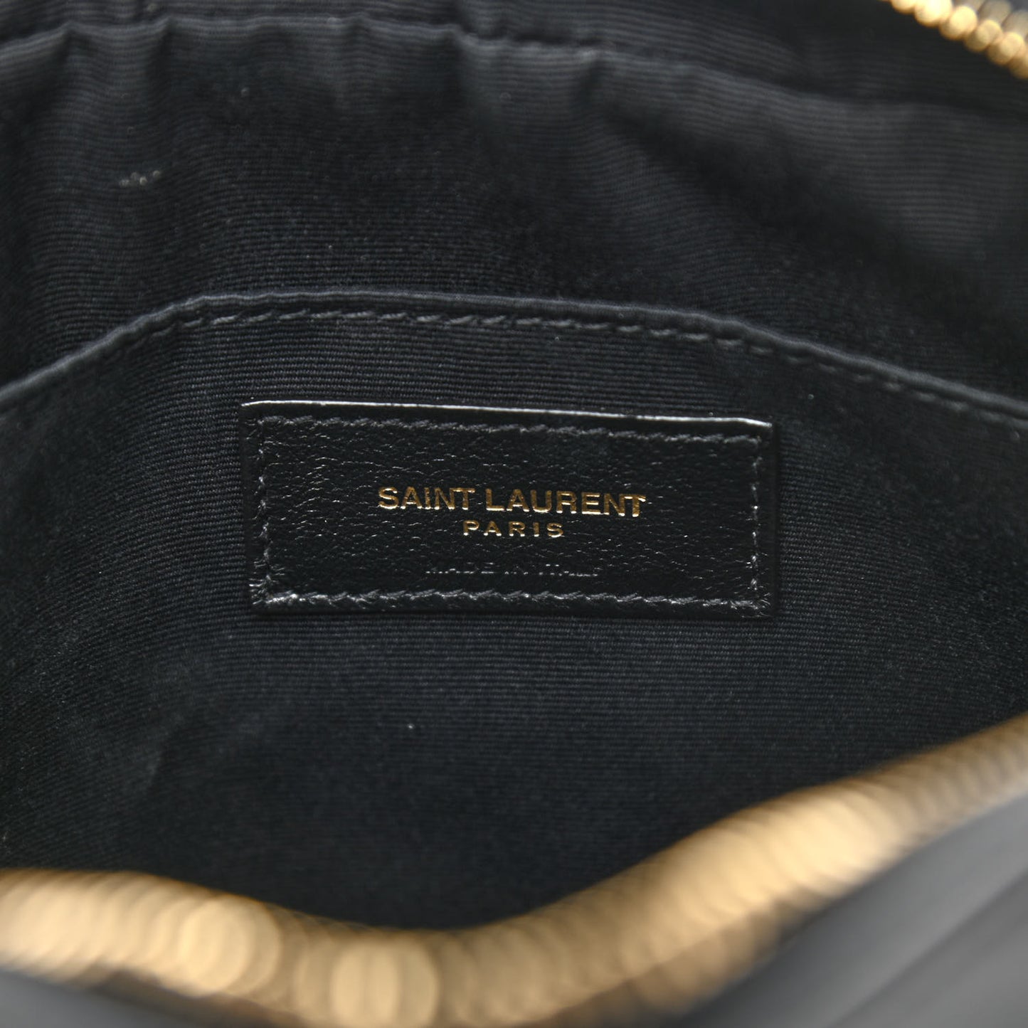 Calfskin Matelasse Monogram Lou Camera Bag Black