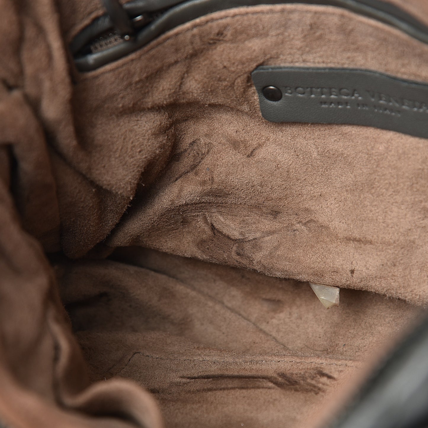 Nappa Intrecciato Small Camera Bag New Light Grey