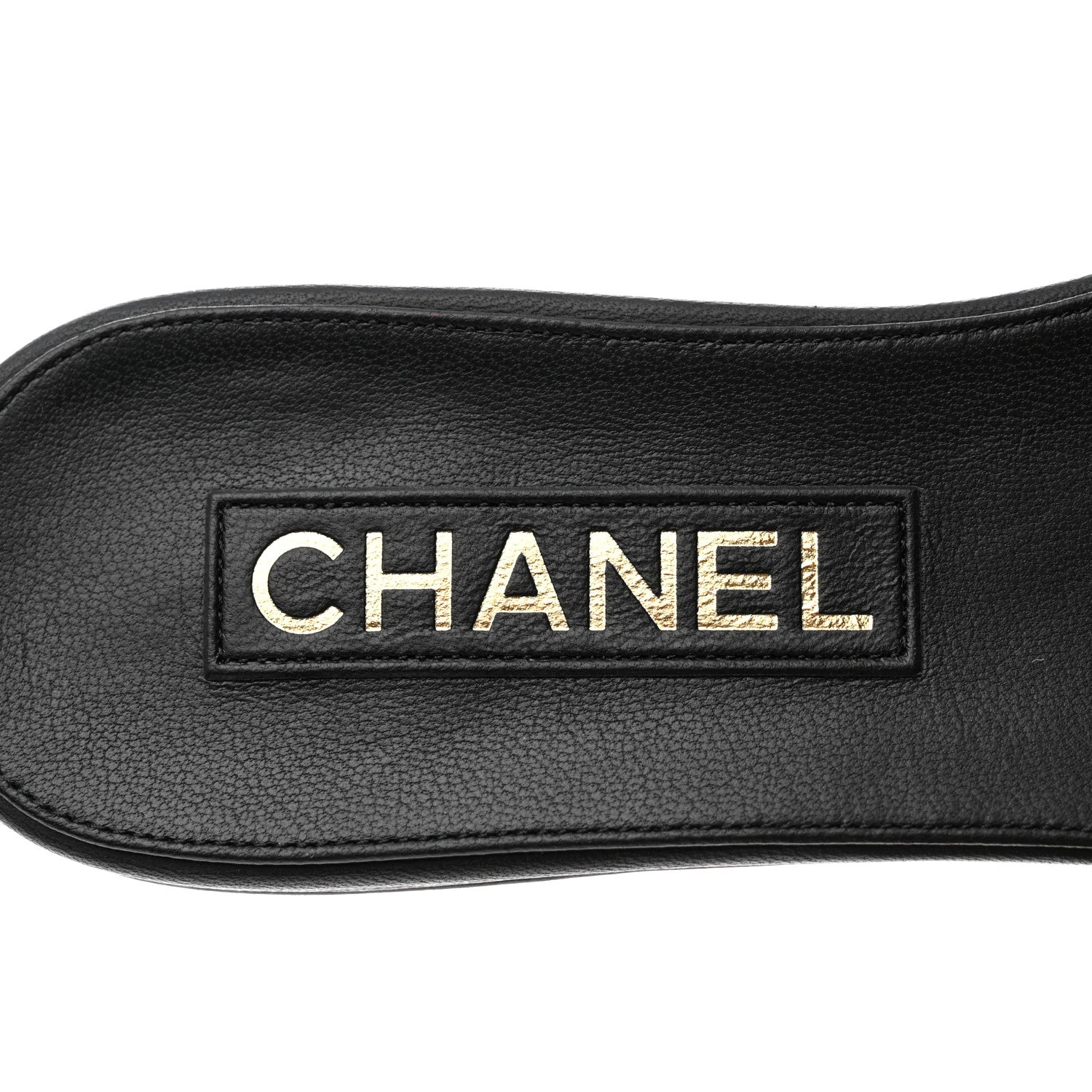 Chanel Lambskin Pearl Bow CC Mules 36.5 Black 8 of 9