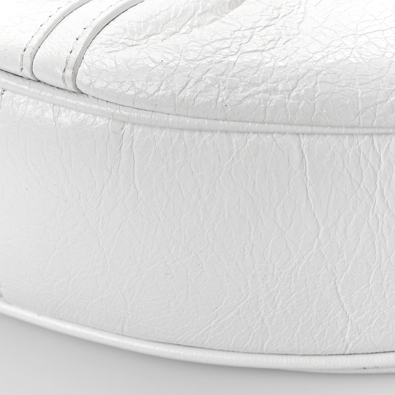 Balenciaga Agneau Arena Le Cagole Shoulder Bag XS Optic White 9 of 12