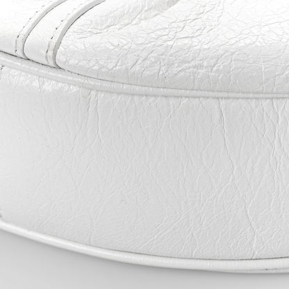 Balenciaga Agneau Arena Le Cagole Shoulder Bag XS Optic White 9 of 12