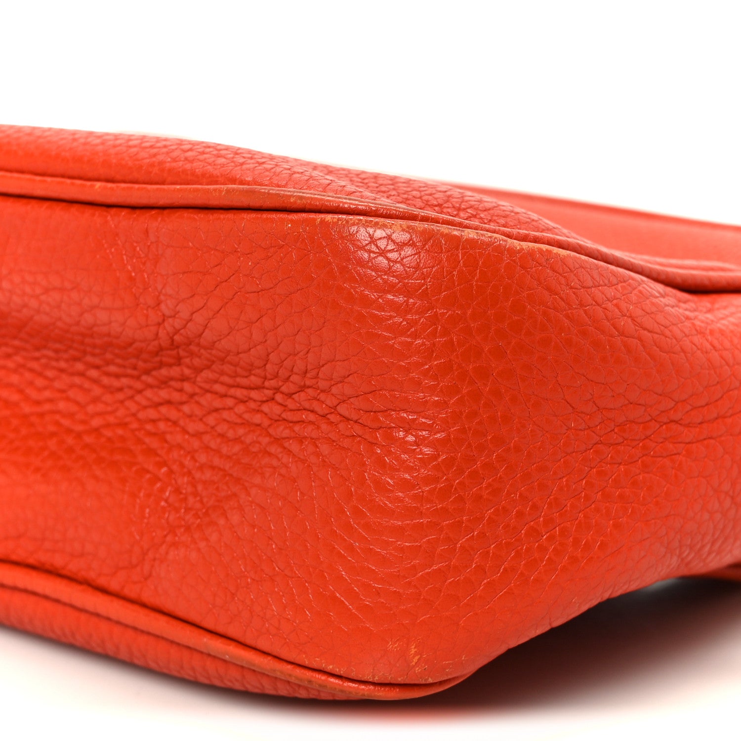 Gucci Pebbled Calfskin Small Soho Disco Bag Sun Orange 11 of 15