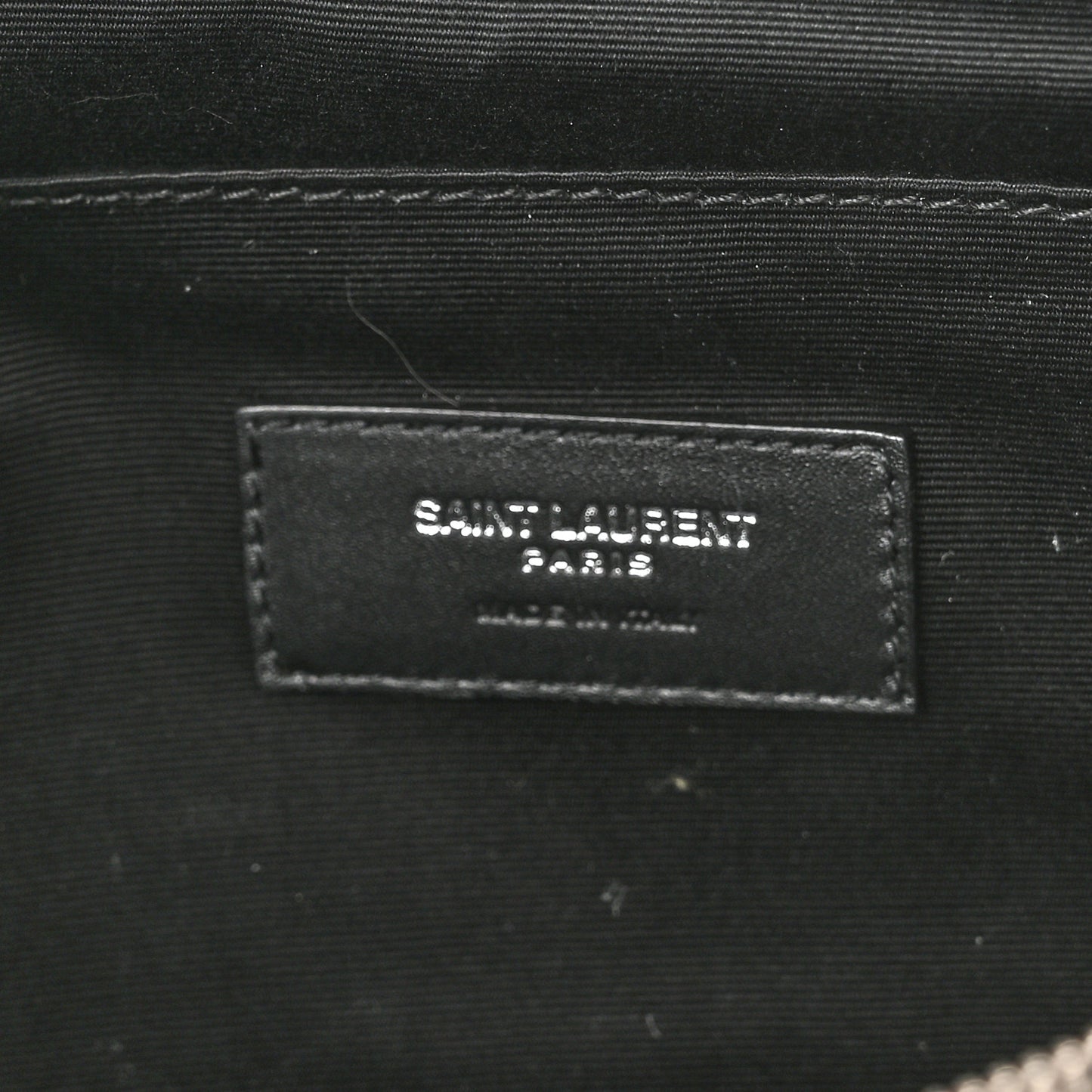 Canvas Monogram Belt Bag Black
