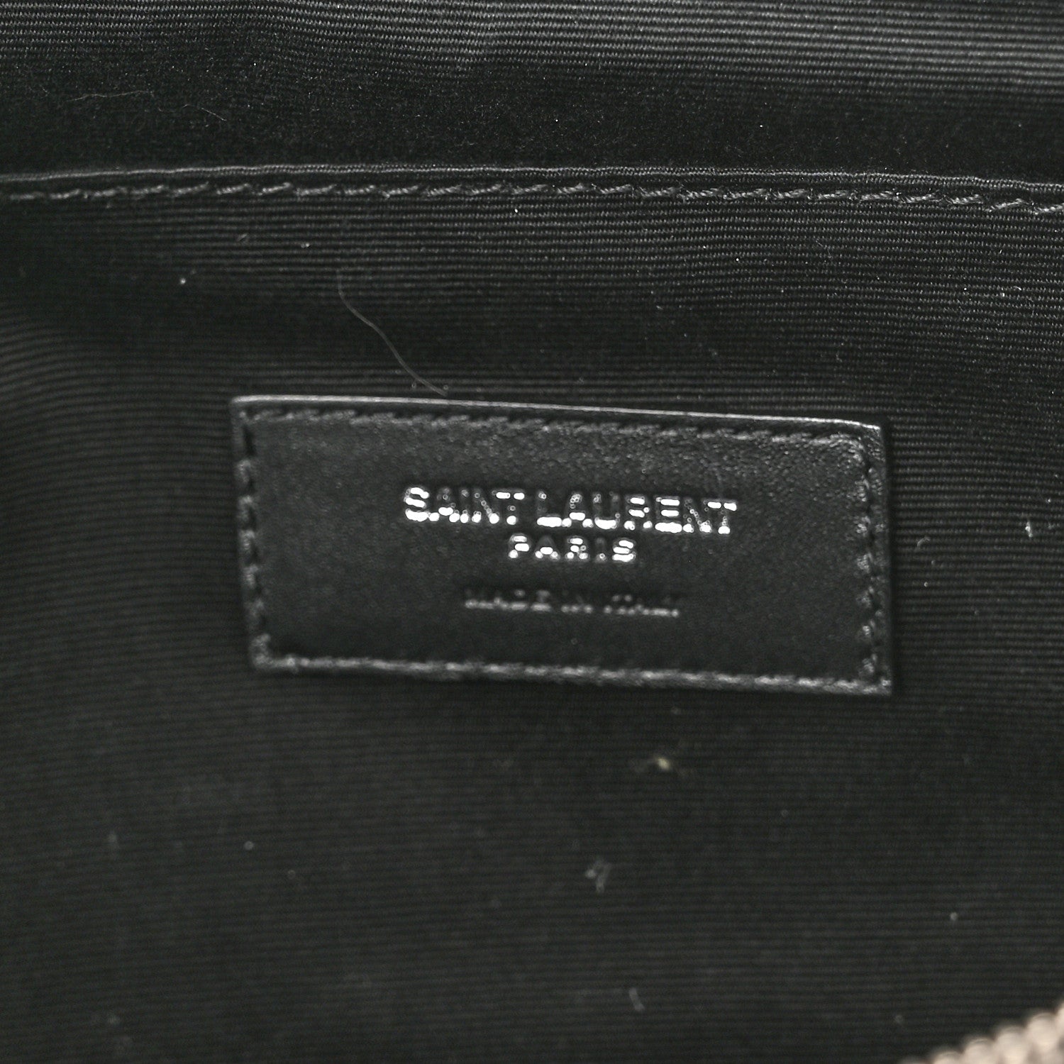 Saint Laurent Canvas Monogram Belt Bag Black 6 of 10
