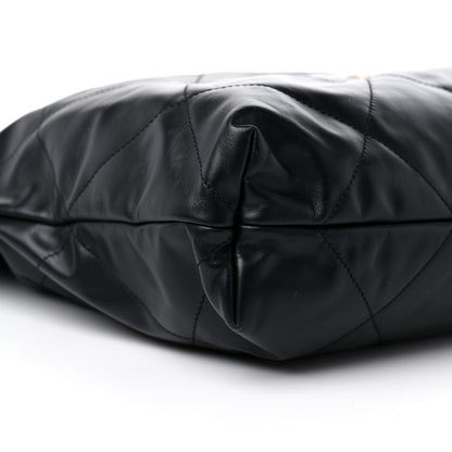 Chanel Shiny Calfskin Quilted Chanel 22 Black White 9 of 10