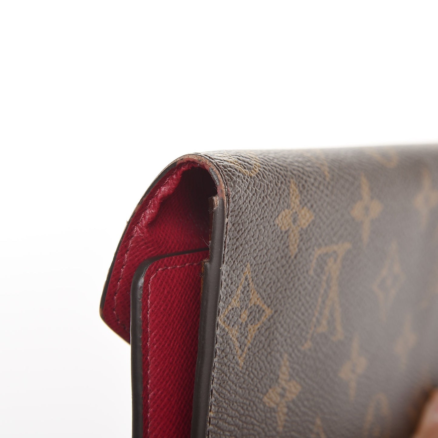 Monogram Josephine Wallet Red