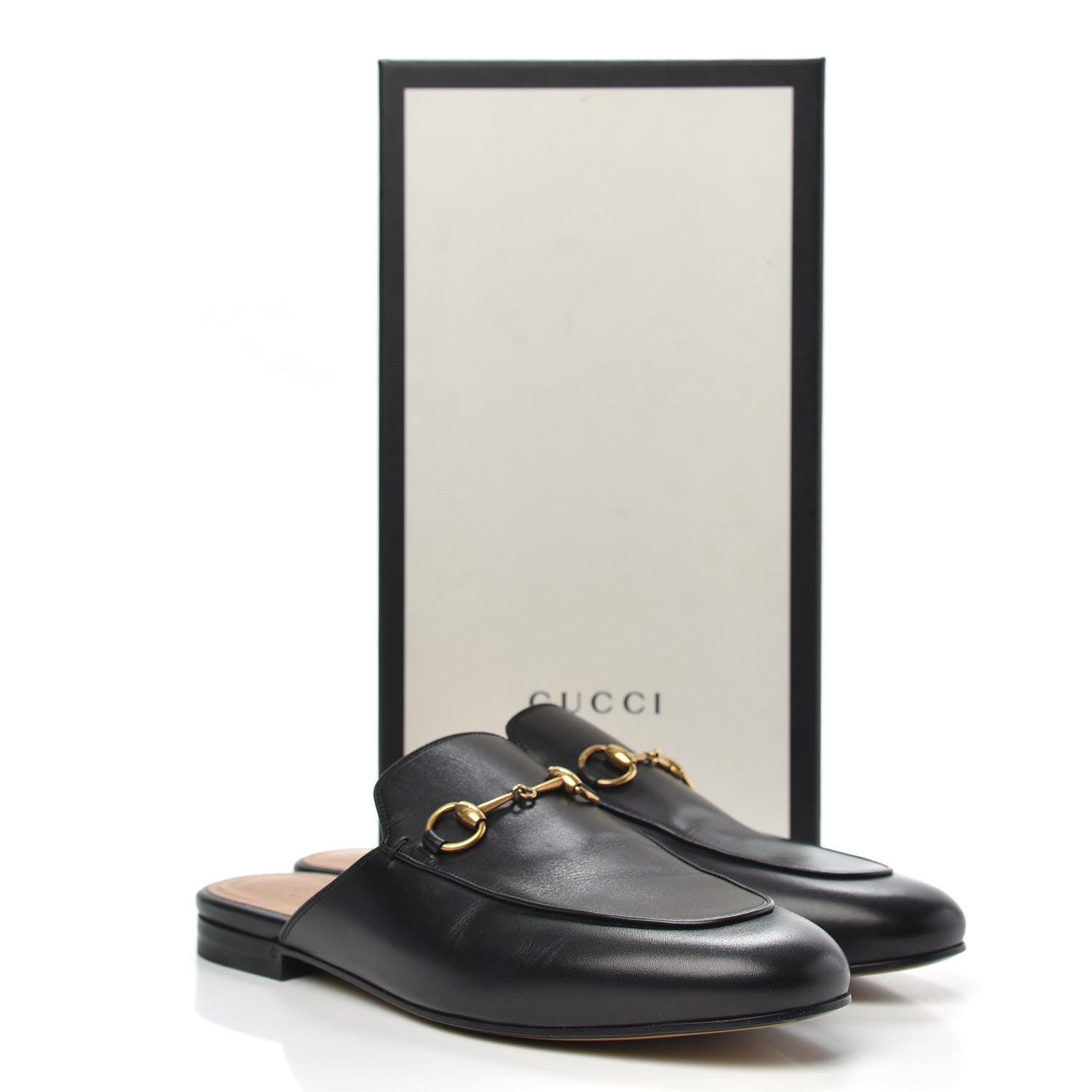 Gucci Calfskin Womens Princetown Slippers 39 Black 10 of 10