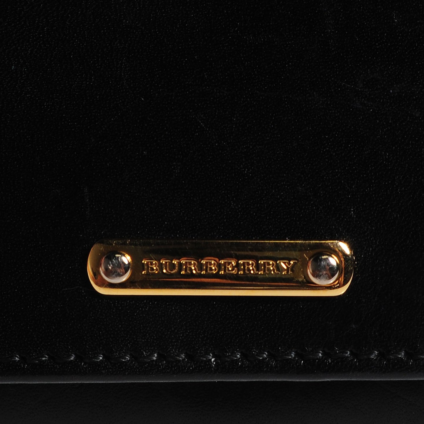 Leather Penrose Continental Wallet Black