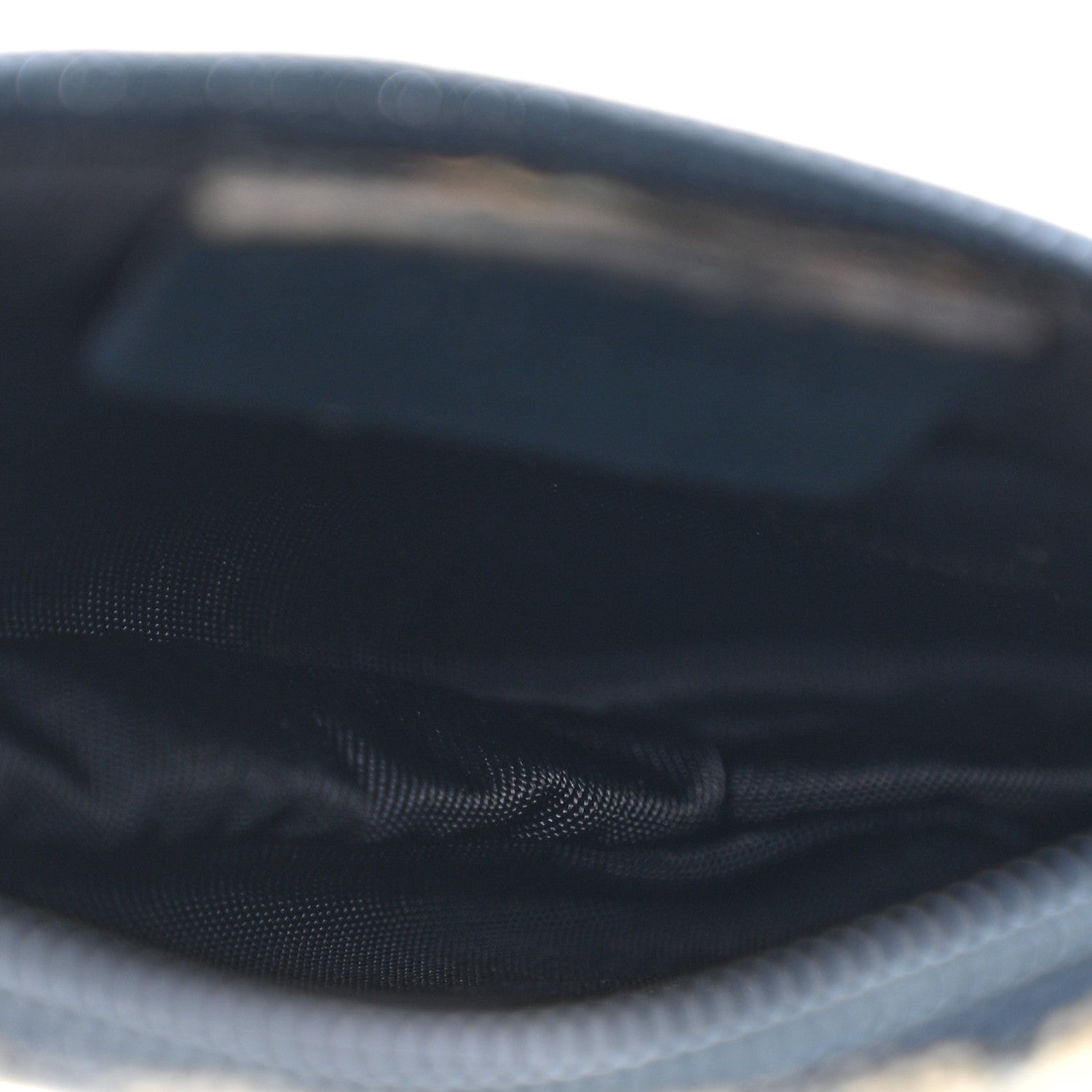 Christian Dior Monogram Saddle Coin Purse Navy 7 of 27