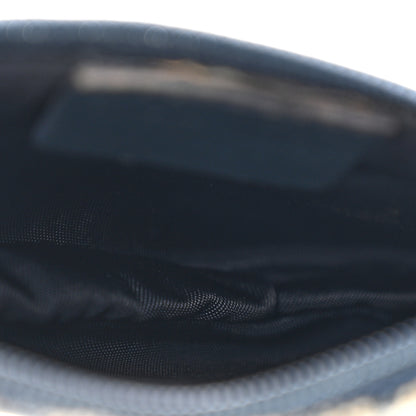 Christian Dior Monogram Saddle Coin Purse Navy 7 of 27