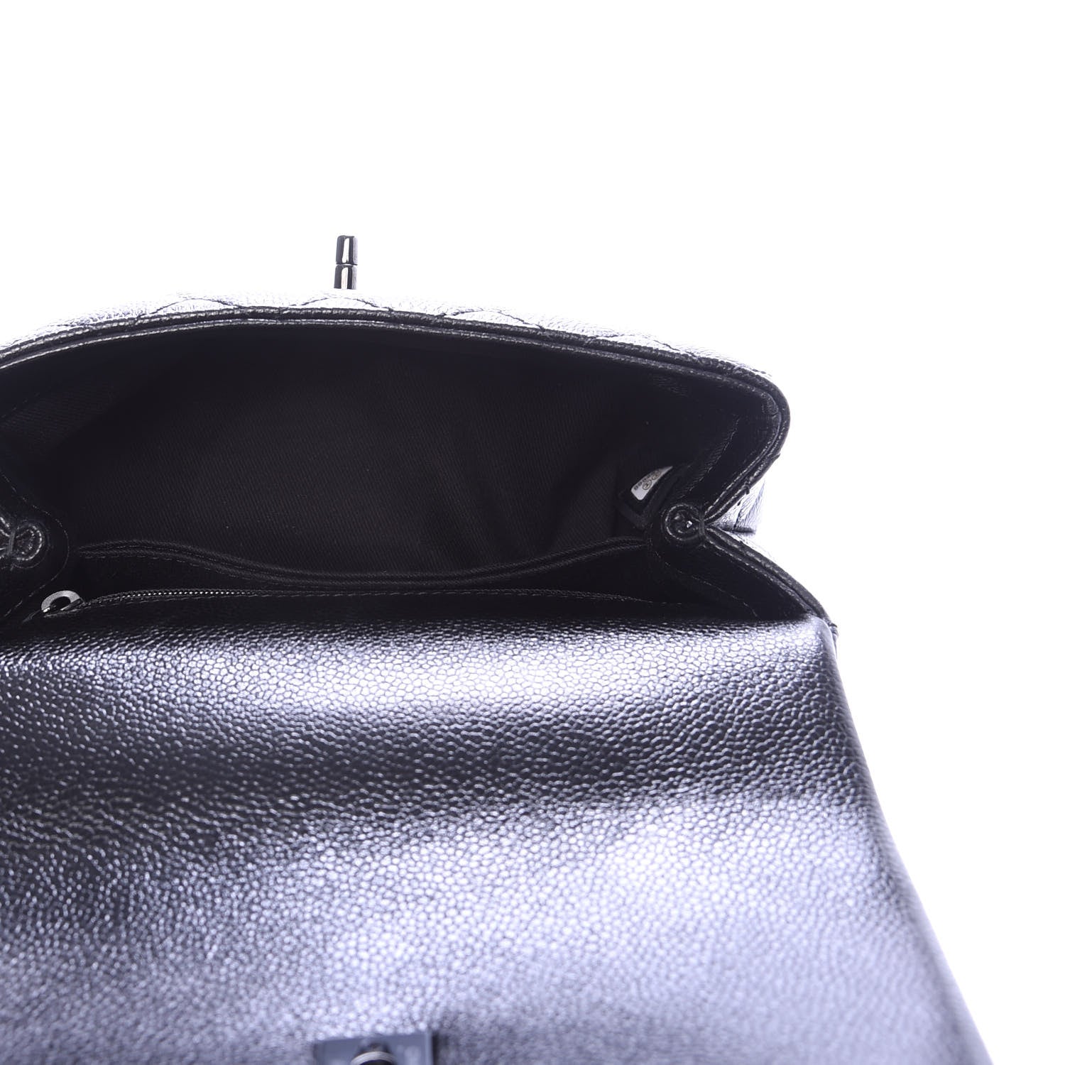 Chanel Caviar Quilted Mini Coco Handle Flap So Black 5 of 10