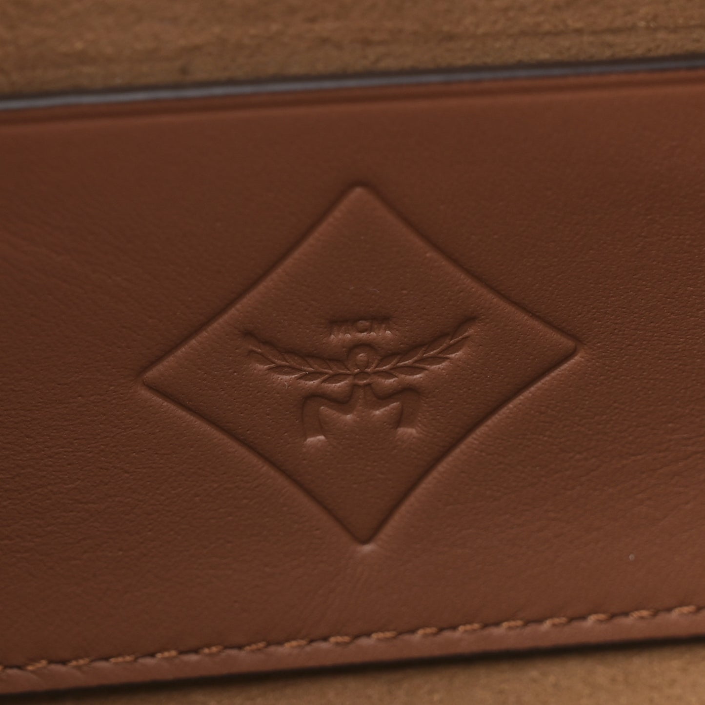 Lauretos Nappa Mini Ella Boston Bag Cognac